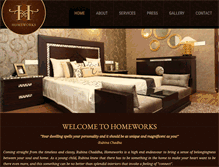 Tablet Screenshot of homeworksindia.com